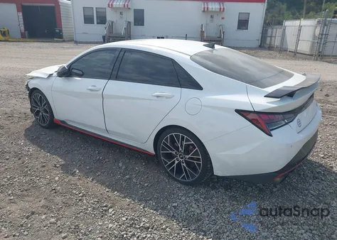2022 Hyundai Elantra N из США, поврежденный, VIN KMHLW4AK8NU007695